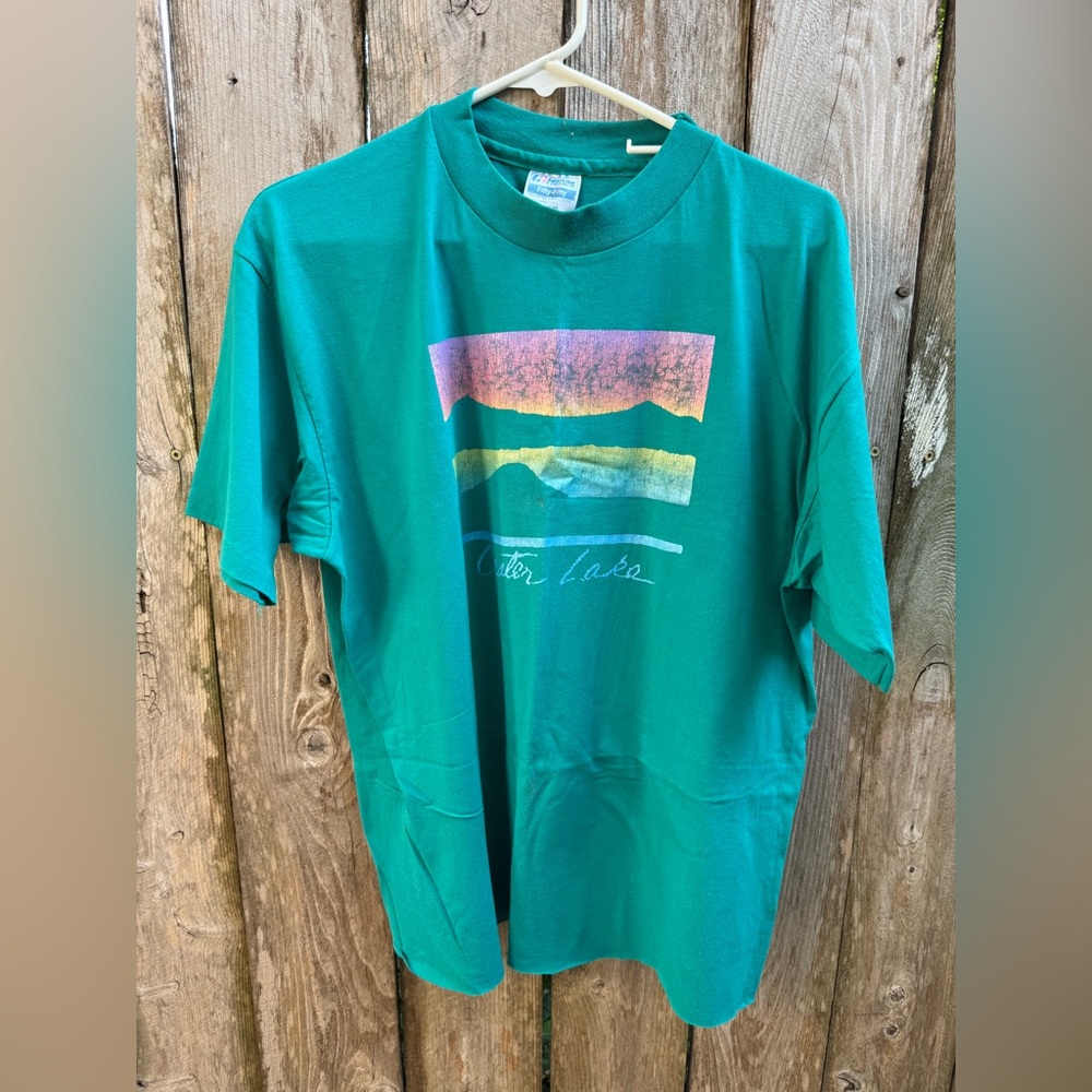 Vintage Hanes fifty fifty Crater Lake Oregon tee